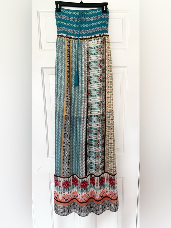 Flying Tomato Dresses & Skirts - Flying Tomato Colorful Strapless Maxi Dress, Women’s Size Small